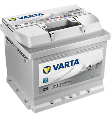 VARTA C6 Silver Dynamic 552 401 052 Autobatterie 52Ah
