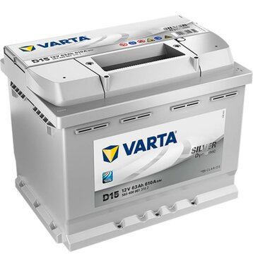 VARTA D15 Silver Dynamic 563 400 061 Autobatterie 63Ah