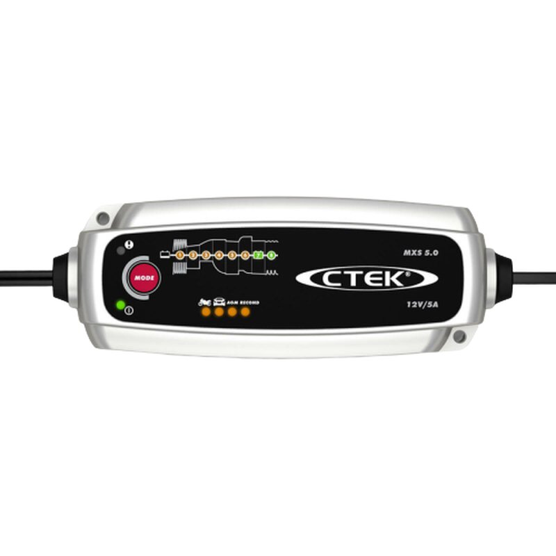CTEK MXS 5.0 Batterieladegerät + viel Zubehör - neuwertig