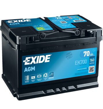 Exide EK700 AGM-Batterie 70Ah