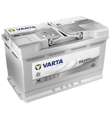 VARTA F21 (A6) Silver Dynamic AGM 580 901 080...