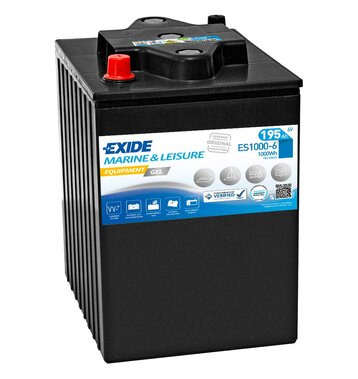 Exide ES1000-6 Equipment Gel (Gel G180/6) 195Ah 6V