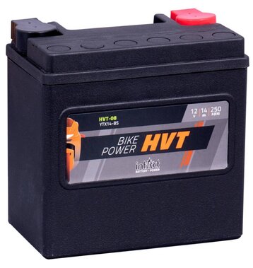 Intact Bike-Power HVT Motorradbatterie HVT-08 14Ah (DIN 51214) YTX14-BS 65948-00