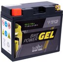 Intact Bike-Power GEL Motorradbatterie GEL12-12B-4 10Ah (DIN 51015)...
