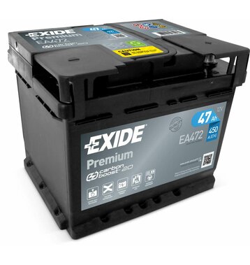 Exide EA472 Premium Carbon Boost 47Ah Autobatterie