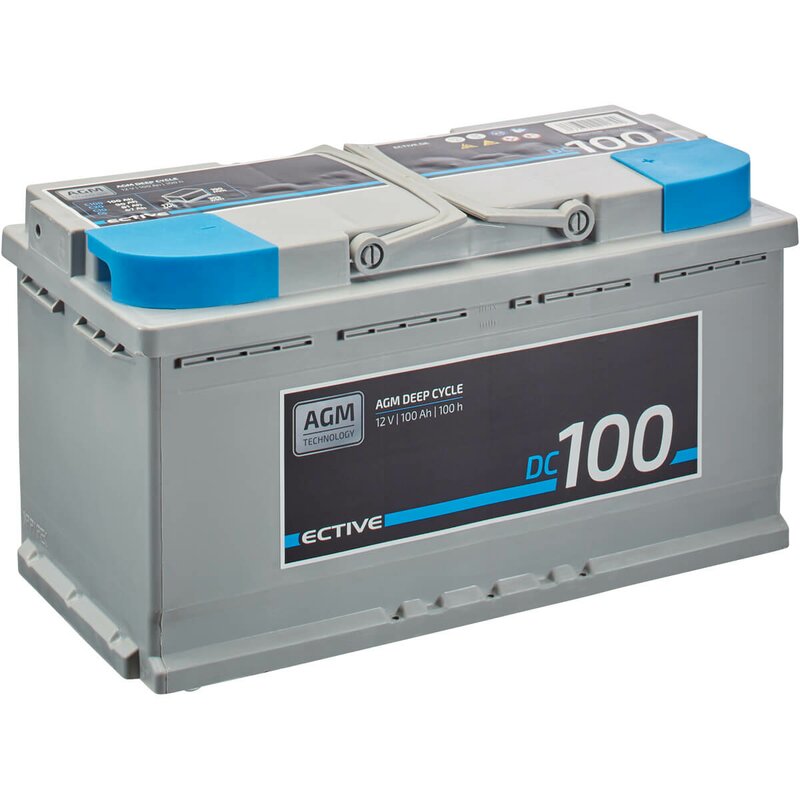 ECTIVE DC 100 AGM Deep Cycle Versorgungsbatterie 100Ah