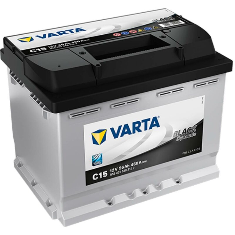 VARTA C15 Black Dynamic Autobatterie 56Ah