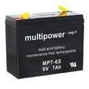 multipower MP7-6S 6V 7Ah Bleiakku