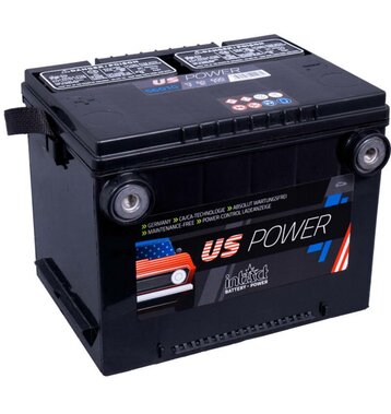 Intact US-Power 56010 60Ah Autobatterie US Cars - Pole vorne