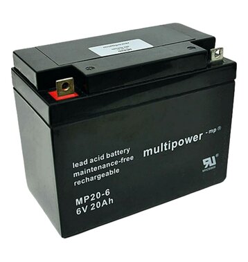 multipower MP20-6 6V 20Ah Bleiakku