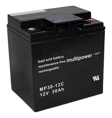 multipower MP30-12C 12V 30Ah Bleiakku Zyklentyp