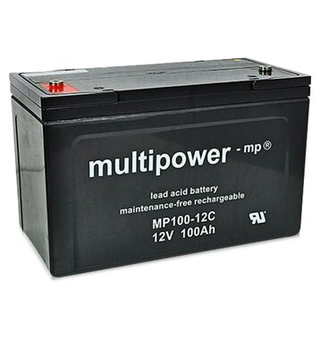 multipower MP100-12C 12V 100Ah Bleiakku Zyklentyp