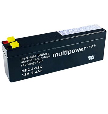 multipower MP2,4-12C 12V 2,4Ah Bleiakku