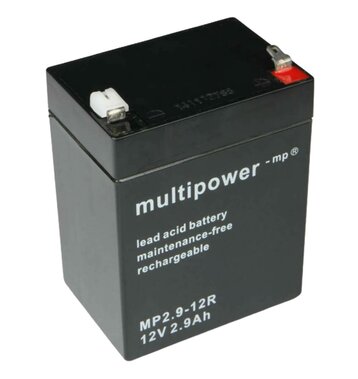 multipower MP2,9-12R 12V 2,9Ah Bleiakku