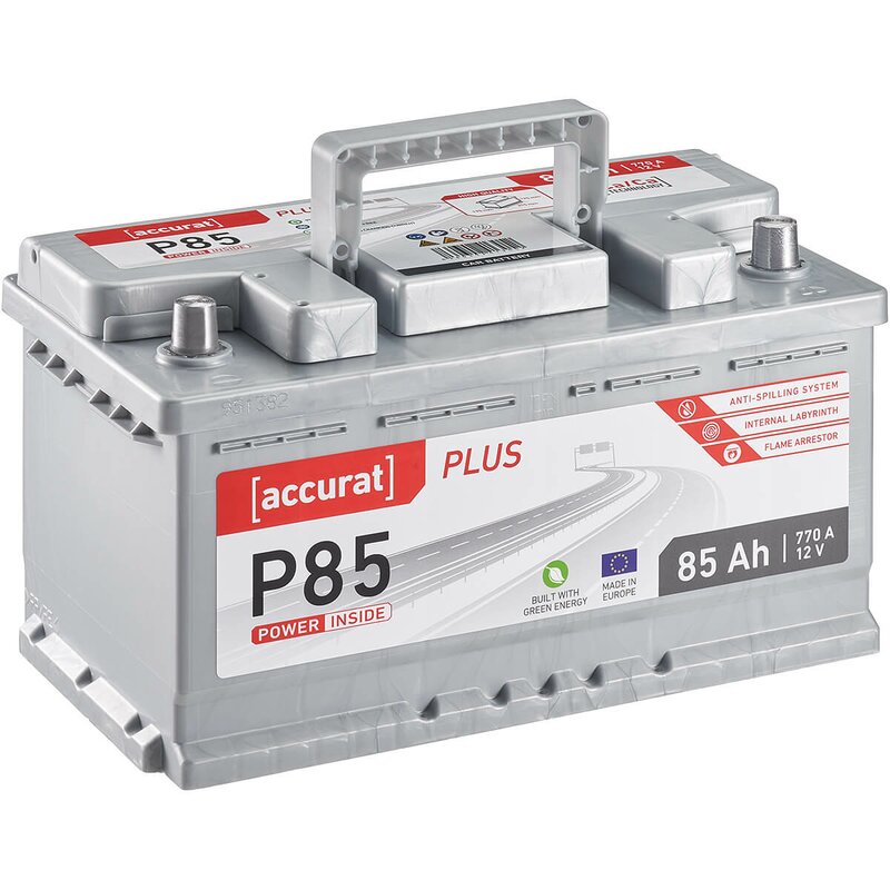 Accurat Plus P85 Autobatterie 85Ah
