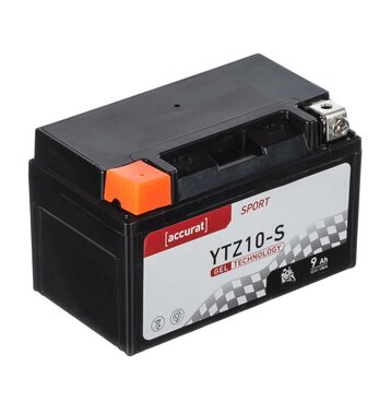 Accurat Sport GEL YTZ10-S Motorradbatterie 9Ah 12V (DIN 50922) YG10ZS YT10B-4