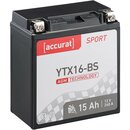 Accurat Sport AGM YTX16-BS Motorradbatterie 15Ah 12V (DIN...