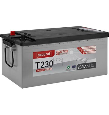 Accurat Traction T230 AGM Versorgungsbatterie 230Ah