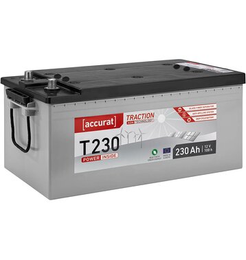 Accurat Traction T230 AGM Versorgungsbatterie 230Ah