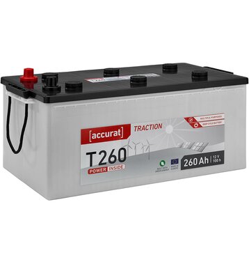 Accurat Traction T260 Versorgungsbatterie 260Ah
