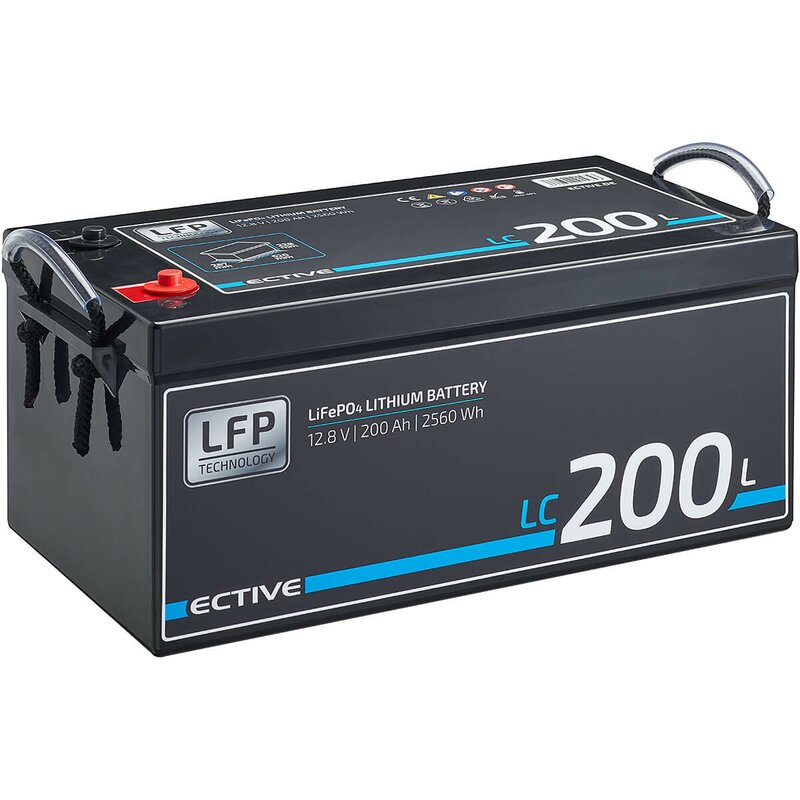 ECTIVE LC 200L 12V LiFePO4 Lithium Versorgungsbatterie 200Ah
