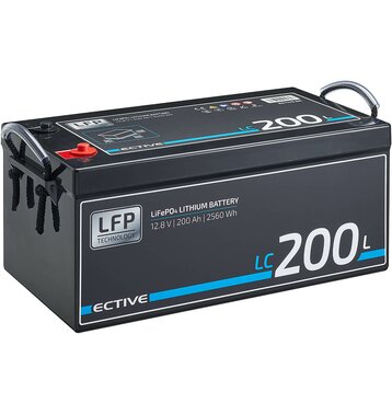 ECTIVE LC 200L 12V LiFePO4 Lithium Versorgungsbatterie 200 Ah