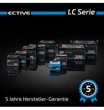 ECTIVE LC 200L 12V LiFePO4 Lithium Versorgungsbatterie 200 Ah