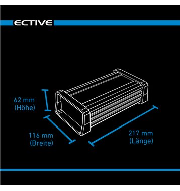 ECTIVE Multiload 15 LFP 15A/12V 8-Stufen Lithium-Batterieladegerät