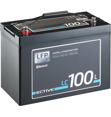 ECTIVE LC 100L BT 12V LiFePO4 Lithium Versorgungsbatterie 100 Ah