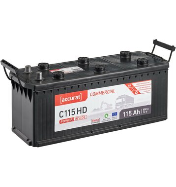 Accurat Commercial C115 HD LKW-Batterie 115Ah