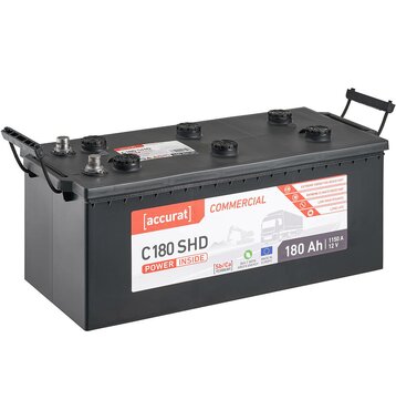 Accurat Commercial C180 SHD LKW-Batterie 180Ah