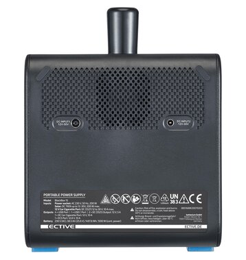 ECTIVE BlackBox 15 Powerstation 1500W 1497,6Wh Reine Sinuswelle 230V Lithiumbatterie 58,5Ah 25,6V