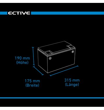 ECTIVE SC 95 AGM Semi Cycle Versorgungsbatterie 95Ah