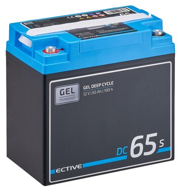 ECTIVE DC 65S GEL Deep Cycle mit LCD-Anzeige 65Ah...