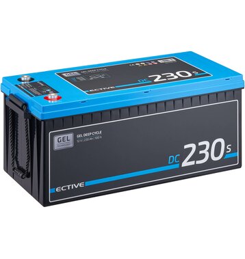 ECTIVE DC 230S GEL Deep Cycle mit LCD-Anzeige 230Ah...