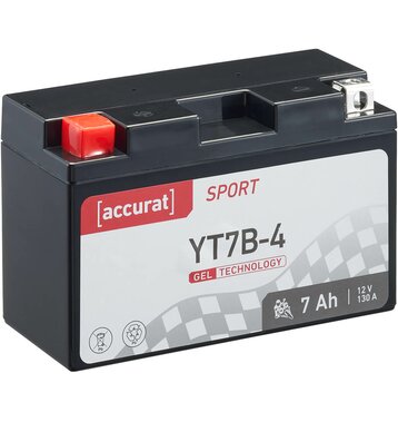 Accurat Sport GEL YT7B-4 Motorradbatterie 7Ah 12V