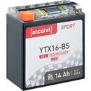 Accurat Sport GEL LCD YTX16-BS Motorradbatterie 14Ah 12V