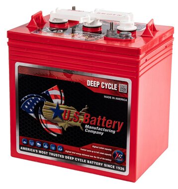 US Battery 2200 XC2 6V Versorgungsbatterie 225Ah