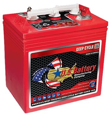 US Battery 125 XC2 6V Versorgungsbatterie 242Ah