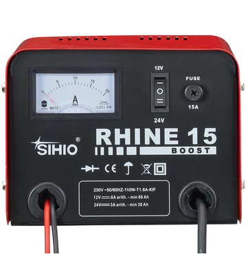 SIHIO RHINE-15 12V/24V Batterieladegerät 6A/3A