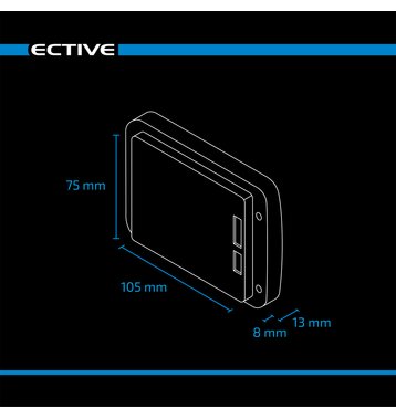 ECTIVE BM X Batteriemonitor mit 500A Shunt und Bluetooth App