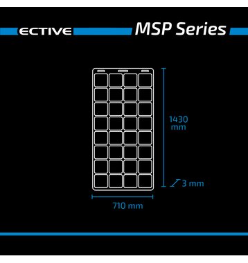 ECTIVE MSP 180 Flex flexibles Solarmodul monokristallin 180W (Umsatzsteuerbefreit)