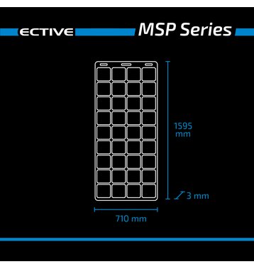 ECTIVE MSP 200 Flex flexibles Solarmodul monokristallin 200W (Umsatzsteuerbefreit)