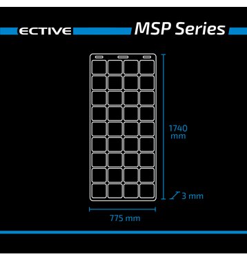 ECTIVE MSP 260 Flex flexibles Solarmodul monokristallin 260W (Umsatzsteuerbefreit)