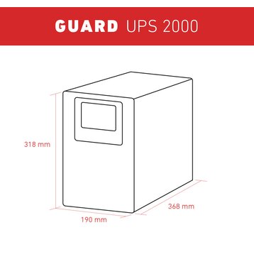 Accurat UPS Guard 2000 Online-USV System 230V 2000VA