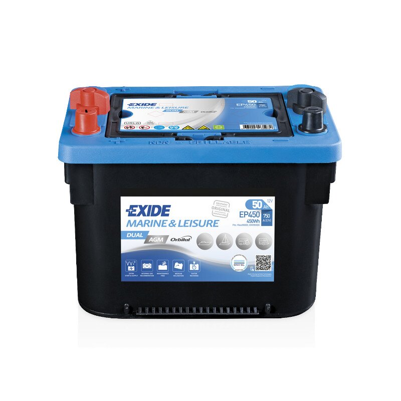 Exide AGM Batterie EP450 (Maxxima 900DC) 50Ah 450Wh
