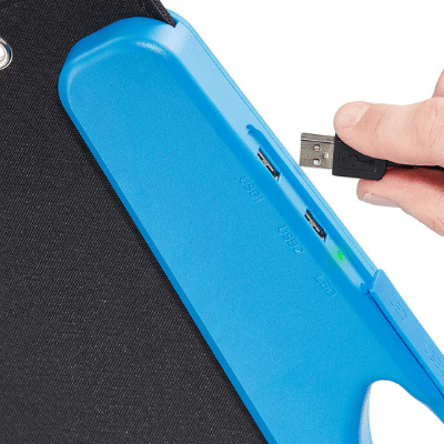 Stromsparender Solarmonitor